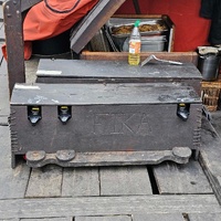 A reproduction / imitation of a Viking Age chest on Draken Harald hårfagre ship