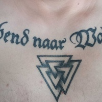 Lachend naar Walhalla and Valknut- Tattoo