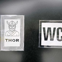 Viking-Themed Men's Restroom Sign