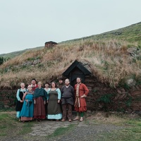 Staff members at Eiríksstaðir - home of Erik the Red (Iceland)
