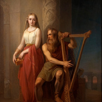 'Idunn and Bragi' (N. Blommér)