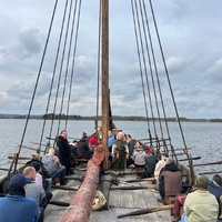 Rowing Saga Oseberg in Tønsberg (Norway)