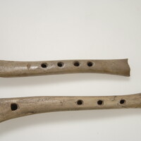 Photograph of Two bone flutes from Vreta Östergötland (Sweden)
