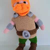 Homemade Viking doll