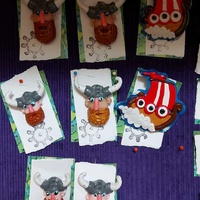 Handmade Viking Brooches by Rebekah Pearson