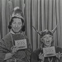 Still from 1950s SOS cleaning pads commercial