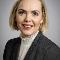 Portrait of Guðrún Hafsteinsdóttir