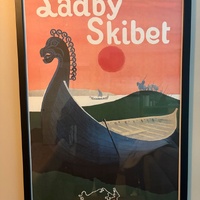 Ladby Viking Ship Museum Poster